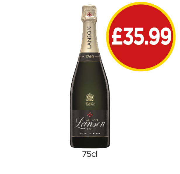 Champagne Lanson - Now Only £35.99 at Budgens