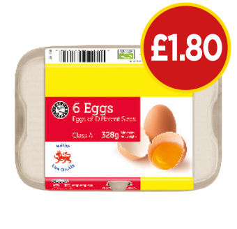 Eggs - Now Only £1.80 at Budgens