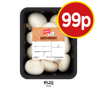 Jack's Mushrooms - Now Only 99p at Budgens