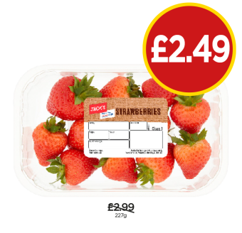 Jack's Strawberries - Now Only £2.49 at Budgens