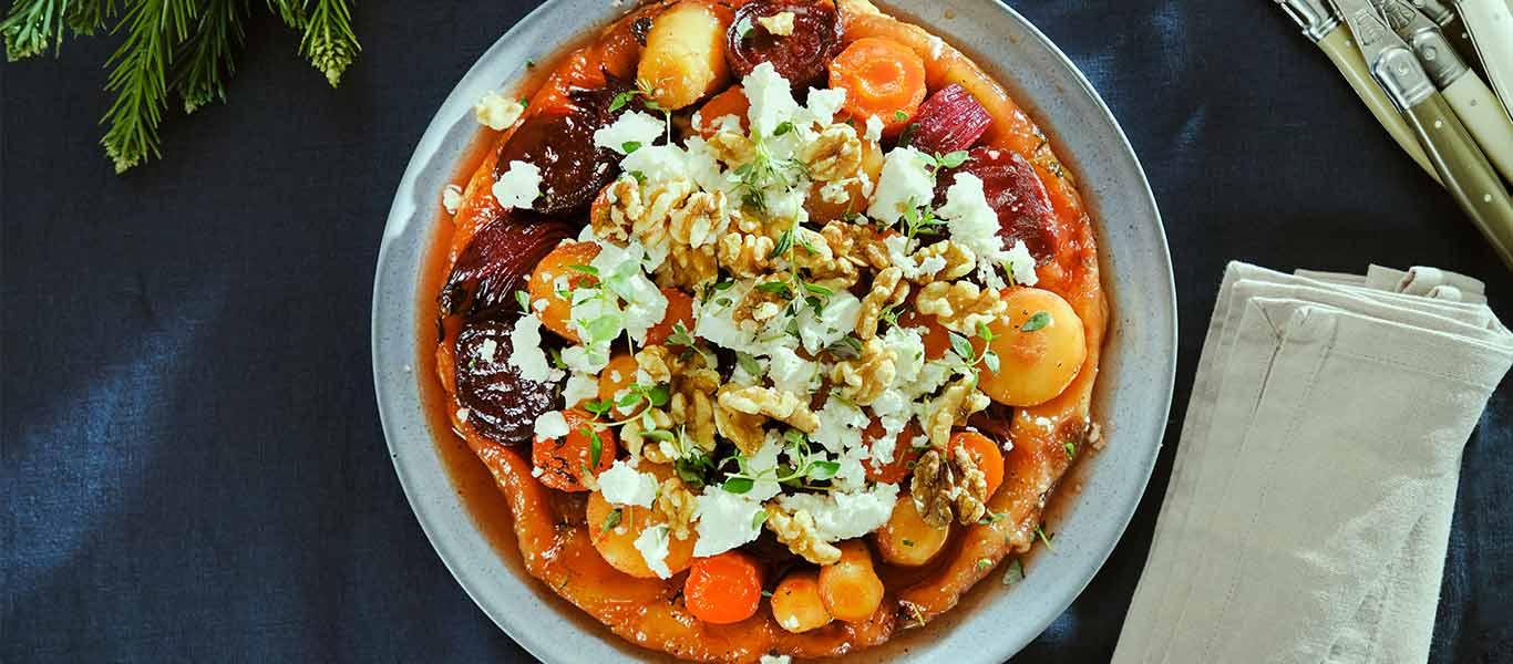 Root Vegetable Tartin | Veggie Christmas Recipes