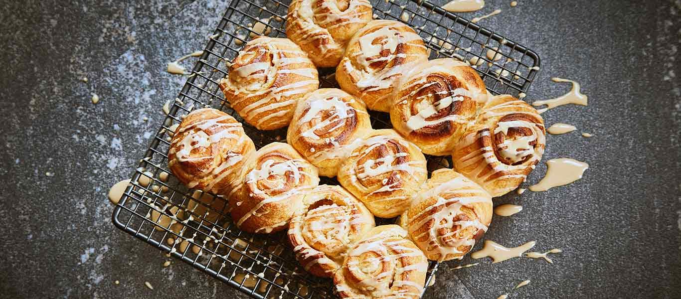 Coffee & Cardamom Croissant Buns