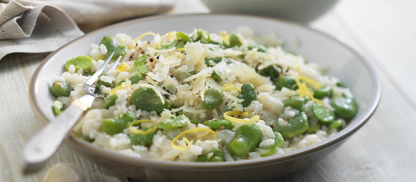 Creamy Broad Bean Risotto