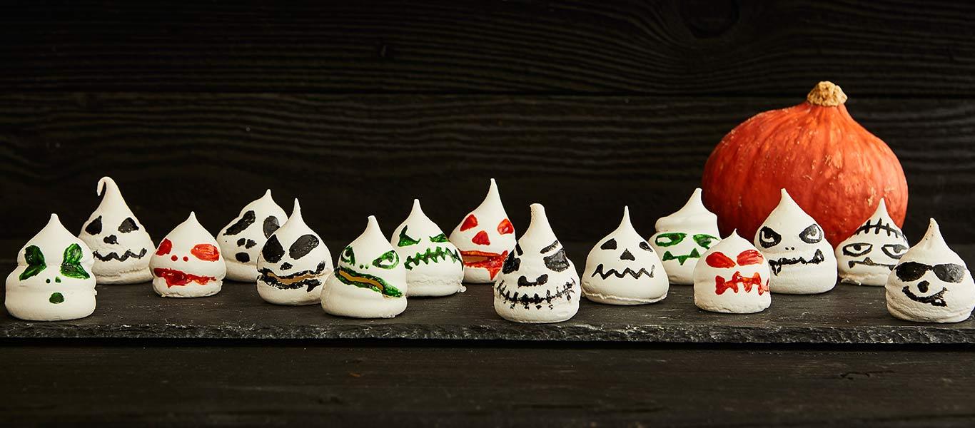 Ghost Meringues