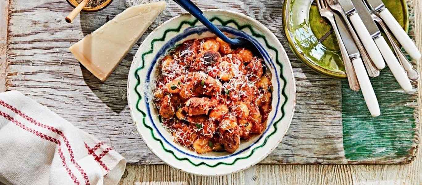 Gnocchi with Sausage, Courgette & Chilli