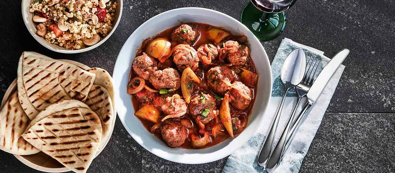 Meatballs with Spicy Tomato Sauce