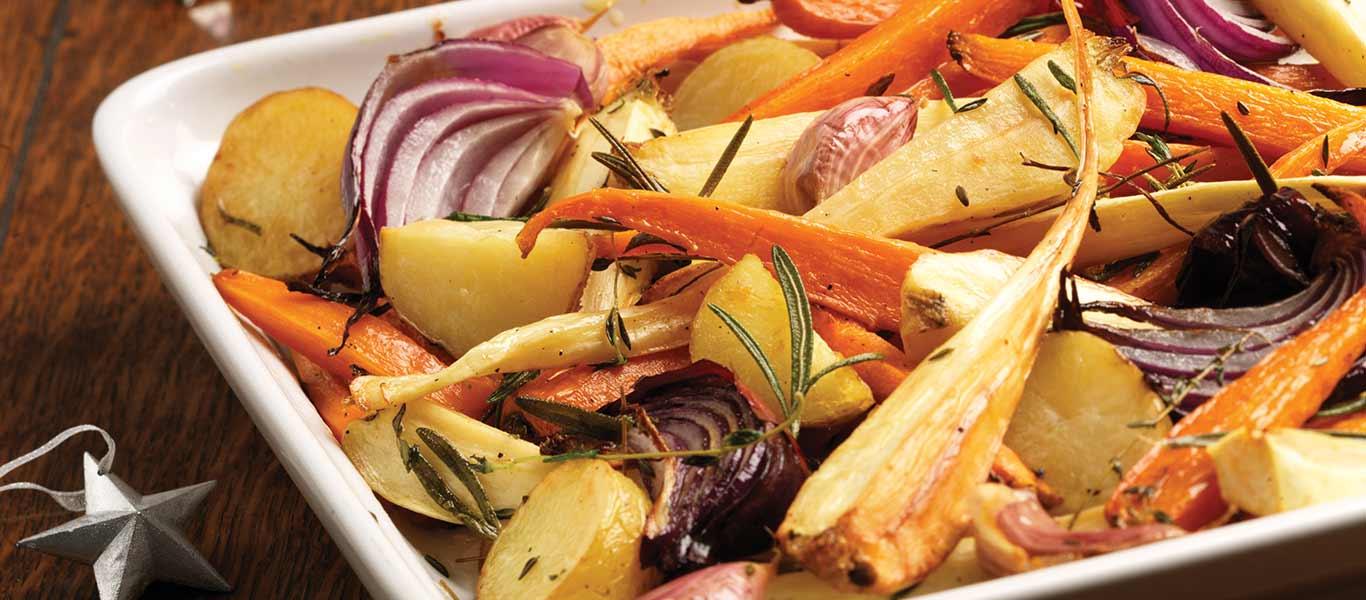 Pan-Roasted Christmas Vegetables