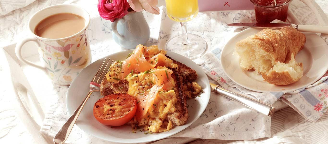 Scrambled Eggs with Smoked Salmon