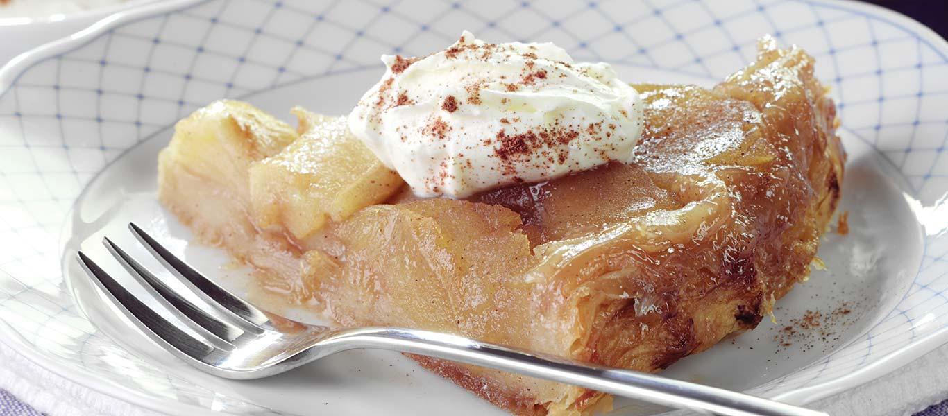 Upside-Down Apple & Cinnamon Tart