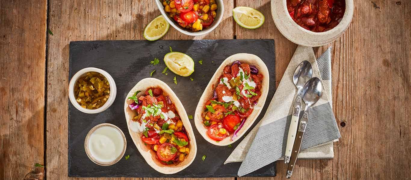 Chilli Con Carne Stand and Stuff Tacos - Taco Recipes