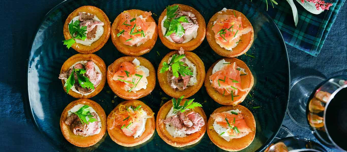 Smoked Salmon Beef Canape Recipes