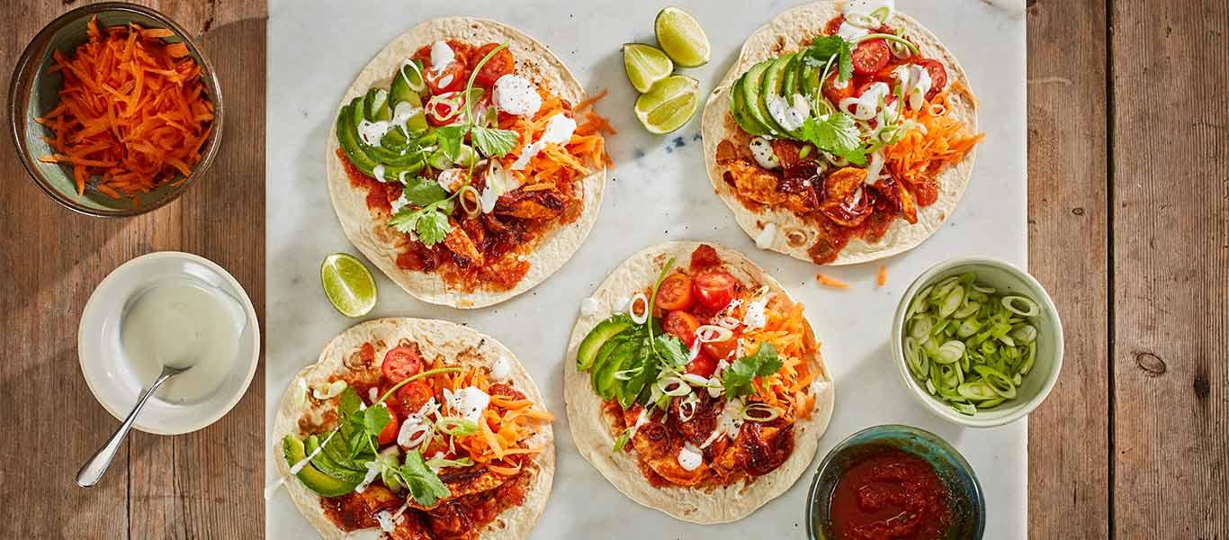 Tomato & Pepper Chicken Tacos Recipe - Best Tacos Recipes