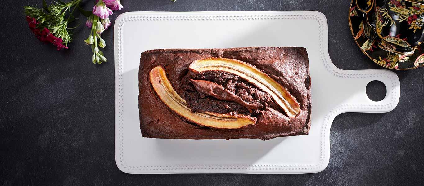 Chocolate Banana Cake - Banana Bread Cake Recipe