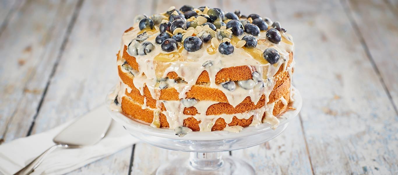 Blueberry & Vanilla Layer Cake