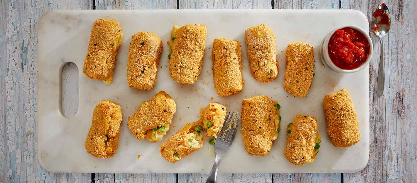 Cheesey Vegetable Croquettes Recipe