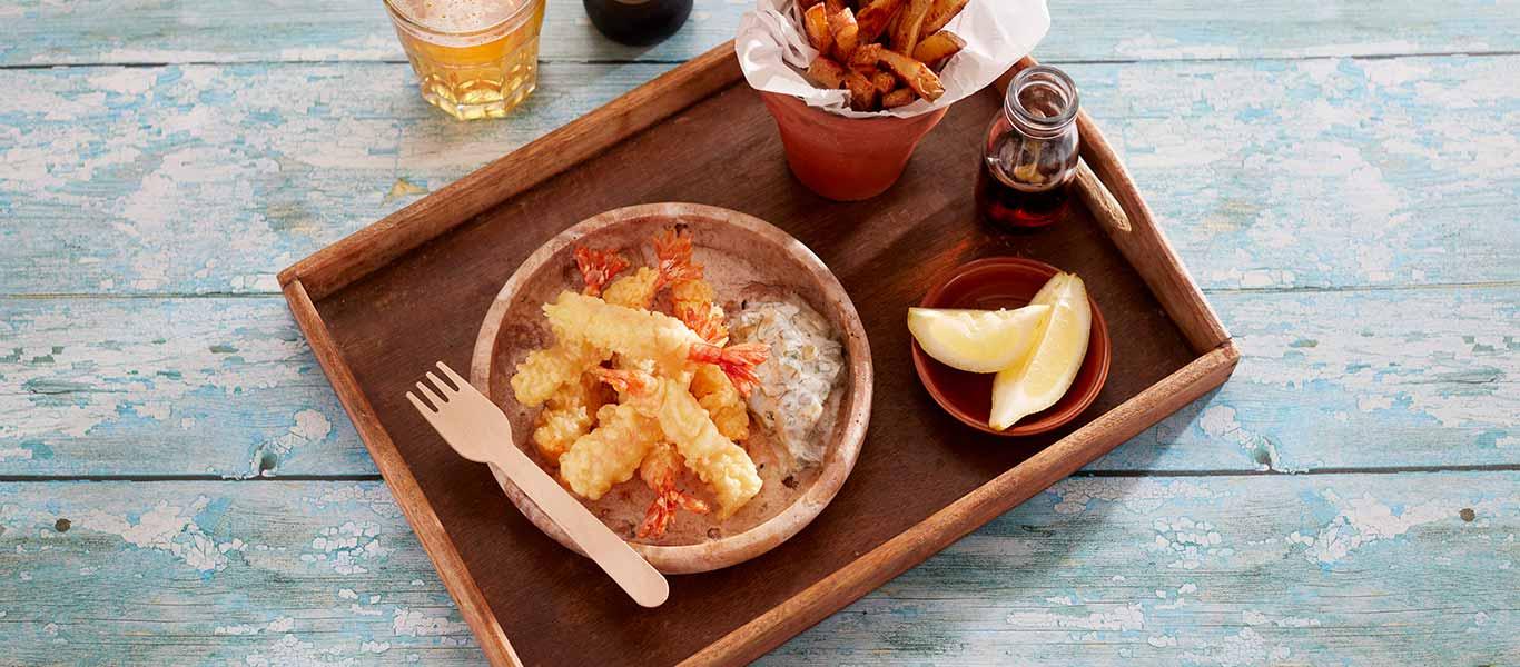 Prawn & Chips Recipe