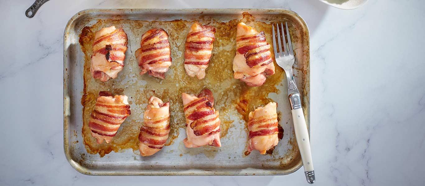 Roasted Chicken and Bacon Thighs Recipe