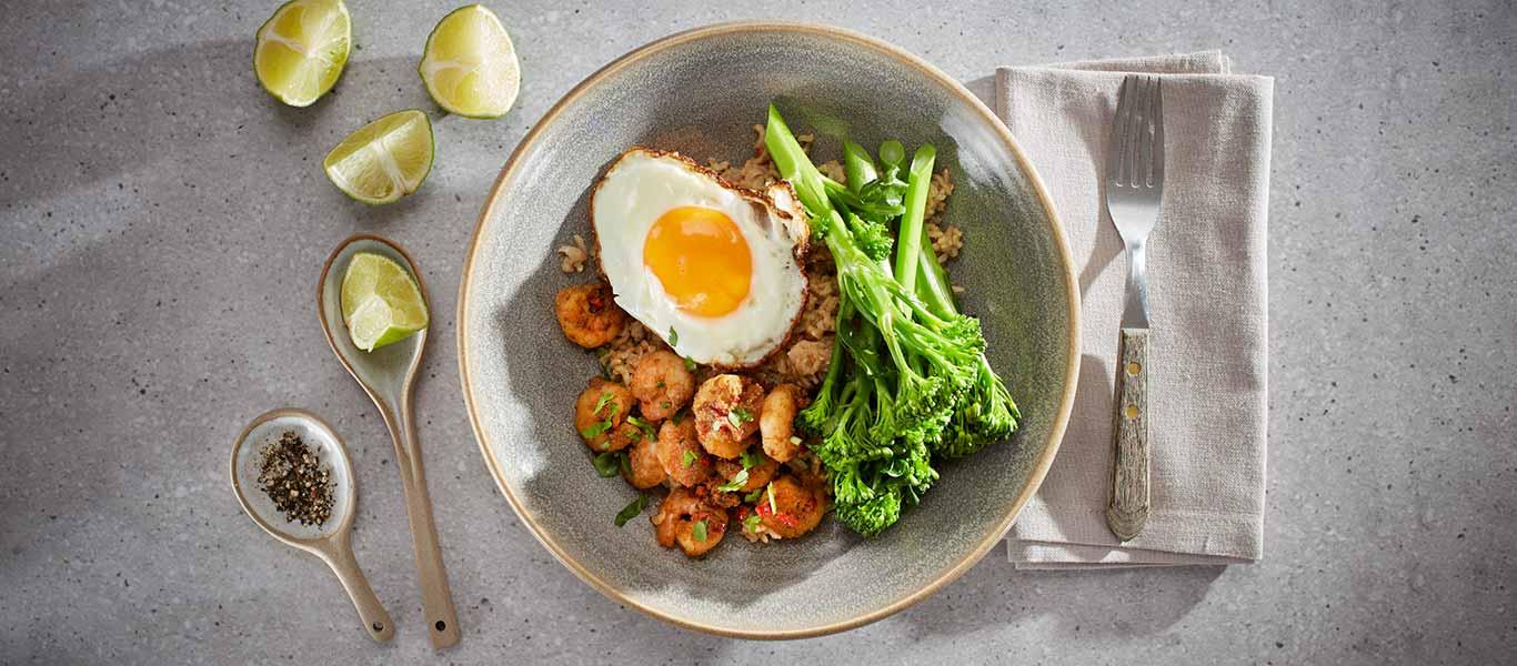 Spiced Rice & Broccoli Bowl Recipe