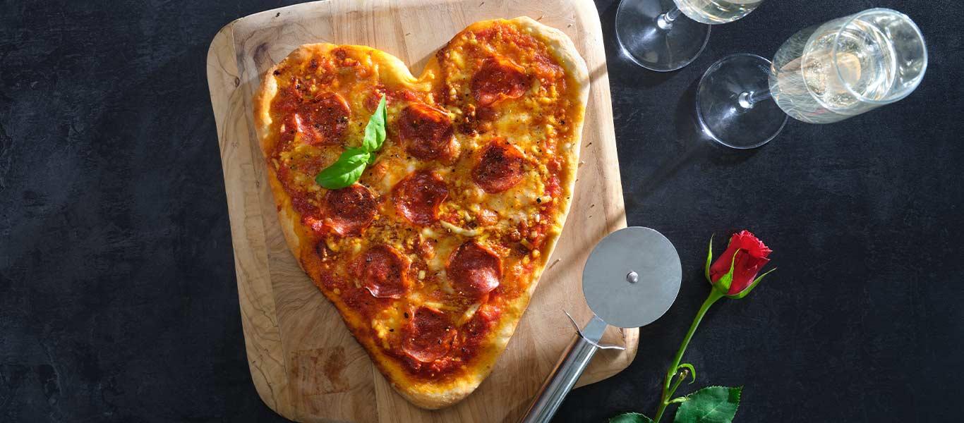 Valentine's Day Recipes - Valentine's Day Meal Ideas - Pizza