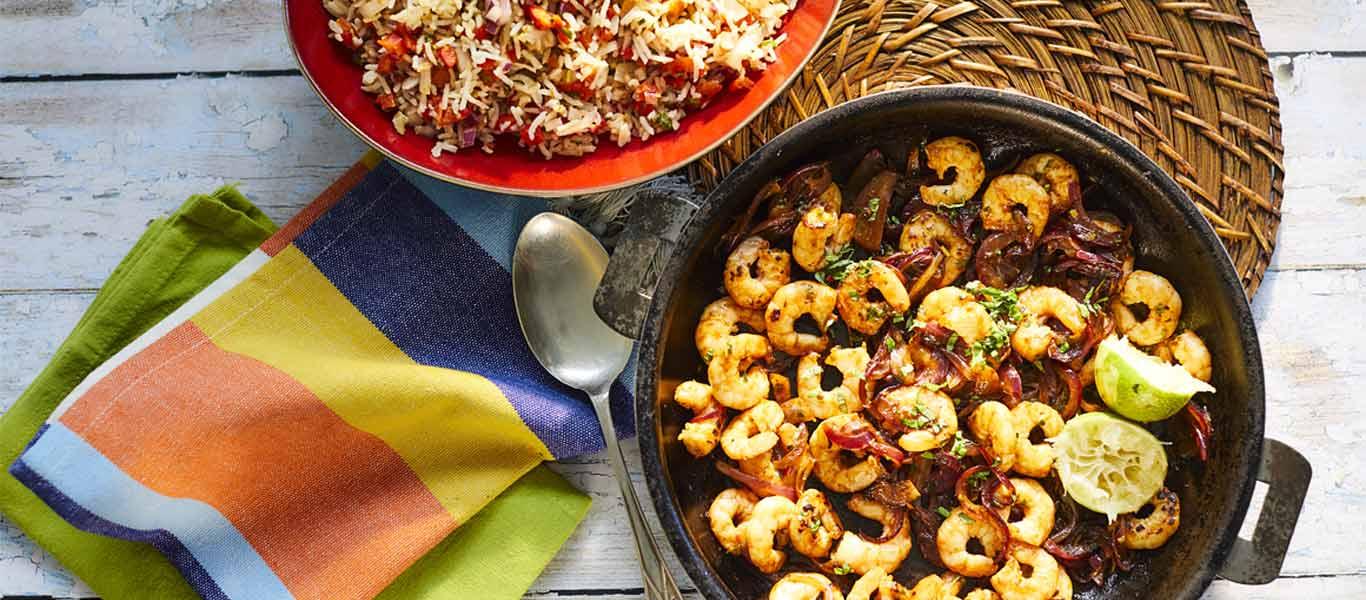 Caribbean BBQ Prawns Recipe