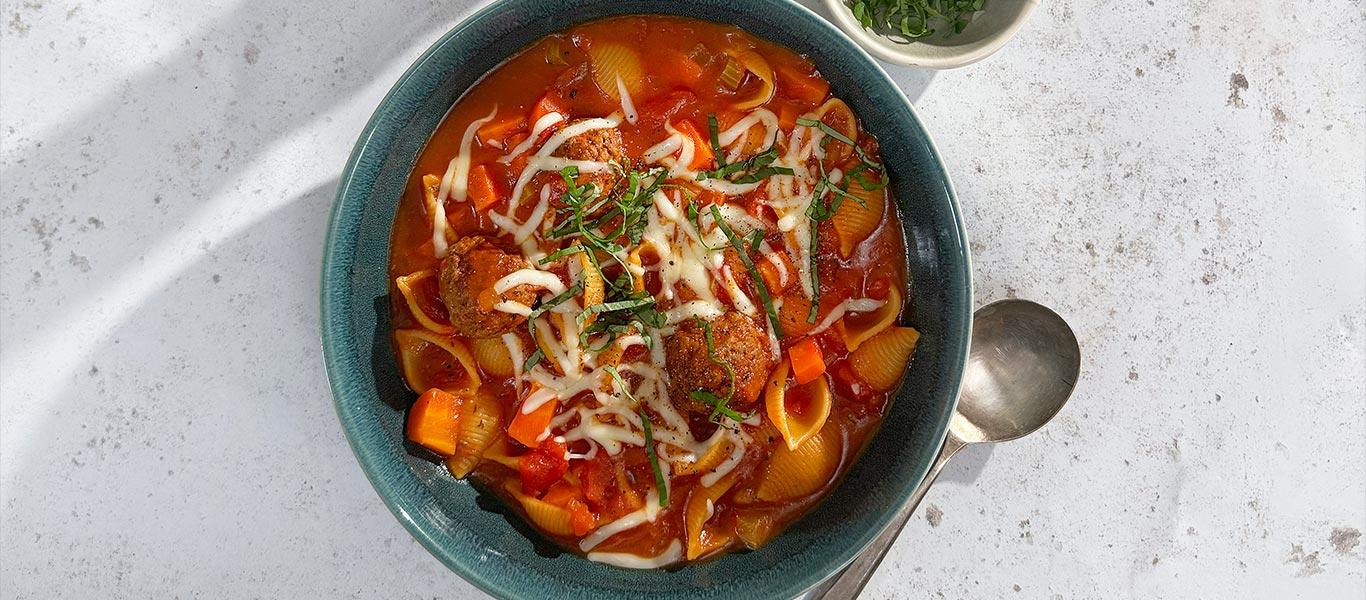 Meatball Pasta Soup