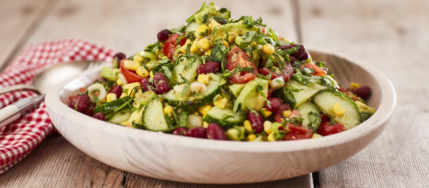 Avocado Chopped Bean Salad Recipe