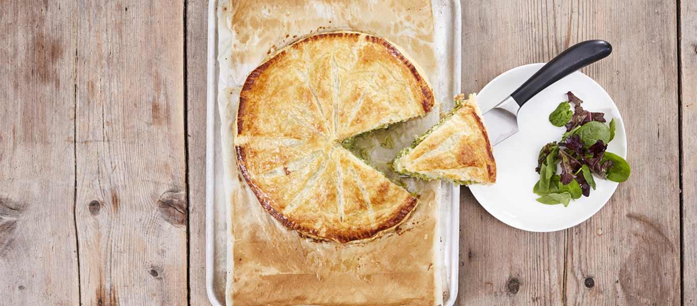 LEEK AND BLUE CHEESE PITHIVIER RECIPE