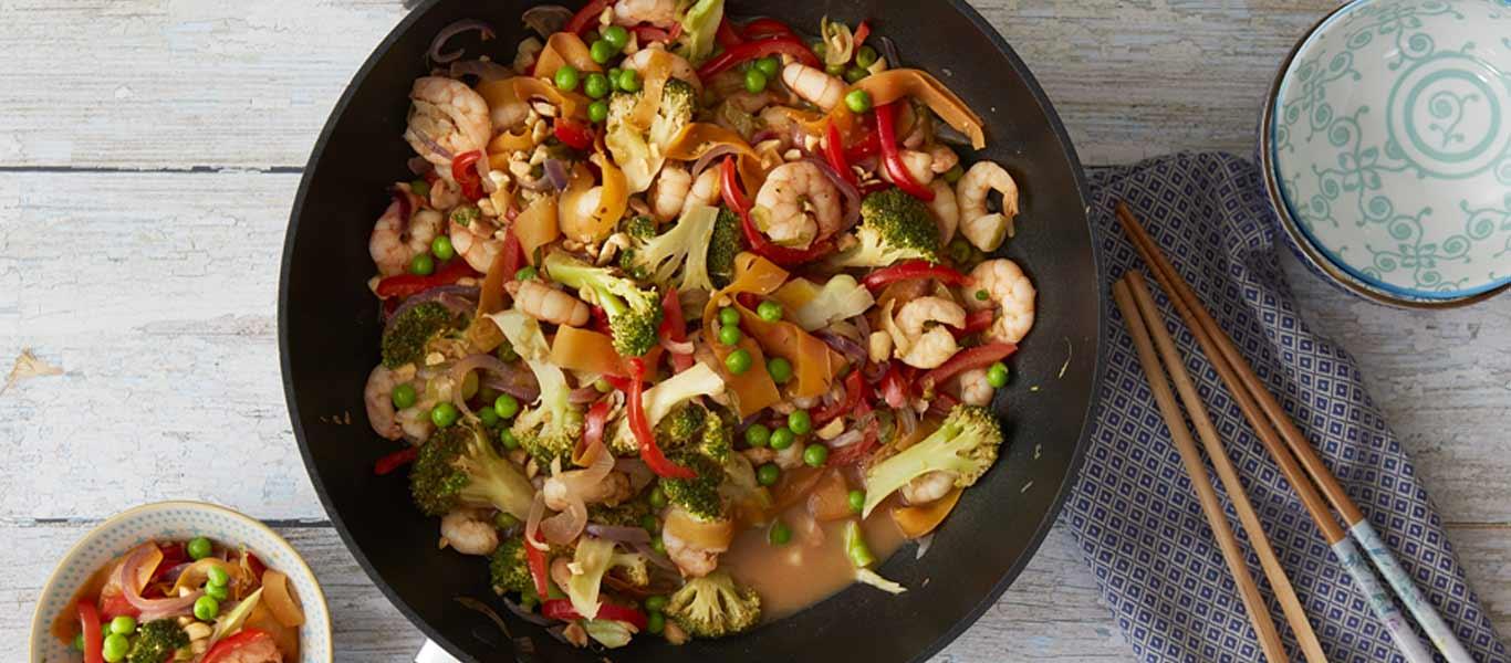 Teriyaki Prawn Stir Fry Recipe Instructions