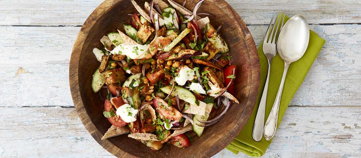 Vegan Shawarma Salad recipe | Budgens.co.uk