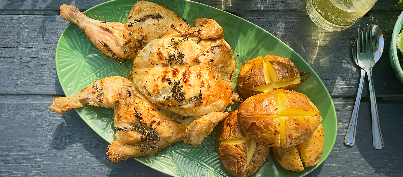 BBQ Spatchcock Chicken