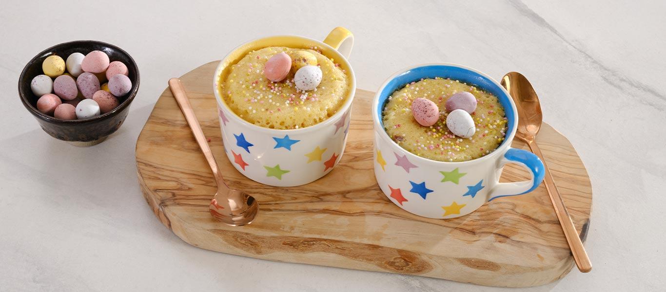 Mini Egg Mug Cake