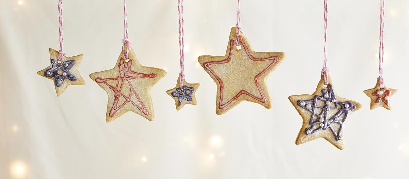 Clementine Shortbread Stars