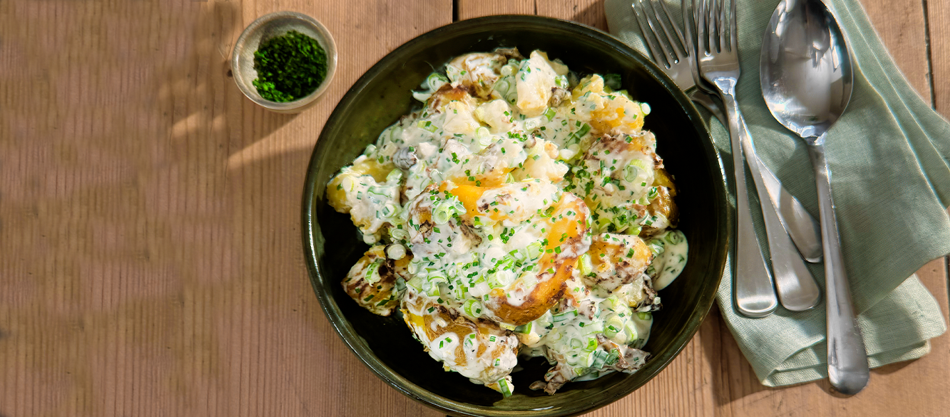 Smashed Potato Salad