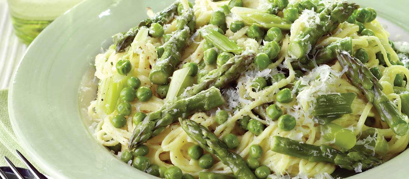 British Asparagus with Spaghetti