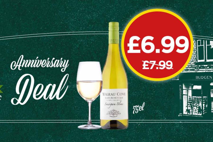 Budgens Anniversary Deal: Celebrating 150 Years - Wairau Cove Sauvignon Blanc