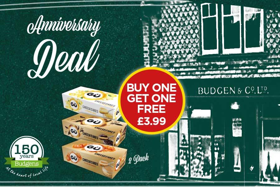 Budgens Anniversary Deal: Celebrating 150 Years - Gu
