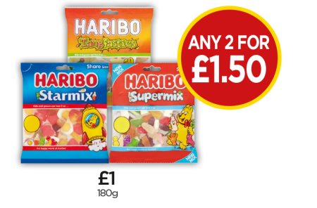 Haribo Starmix, Tangfastics, Supermix