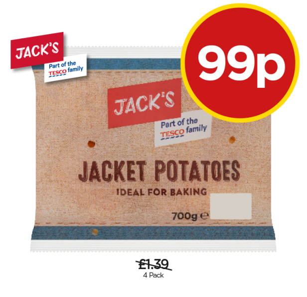 Jack's Jacket Potatoes - Now Only 99p at Budgens