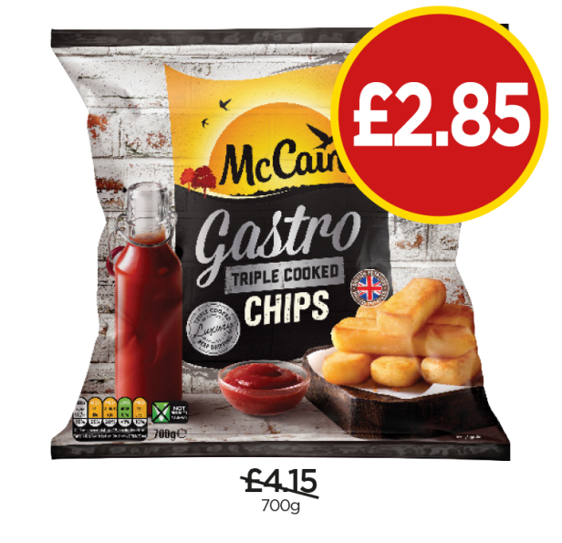 McCain Gastro Triple Cooked Chips - Now Only £2.85 at Budgens