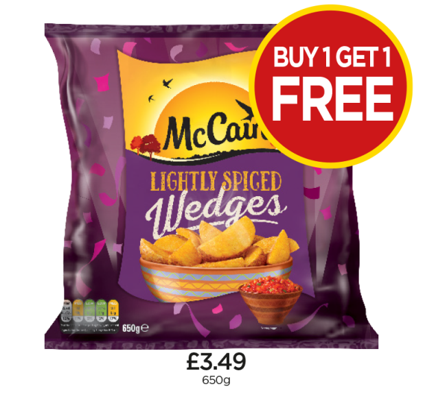 McCain Lightly Spiced Wedges - Buy 1 Get 1 FREE at Budgens