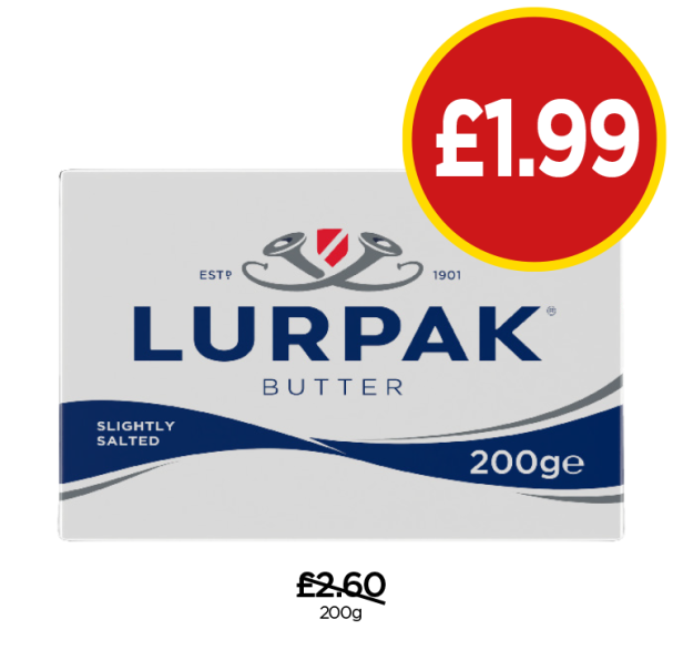 Lurpak - Now Only £1.99 at Budgens
