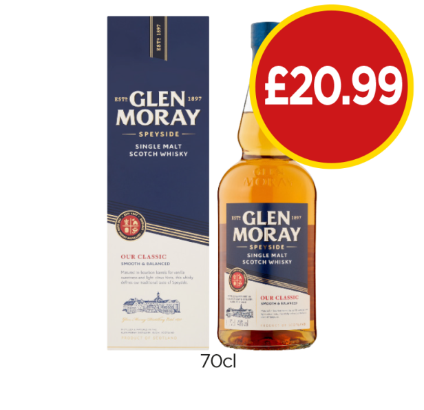 Glen Moray - Now Only £20.99 at Budgens