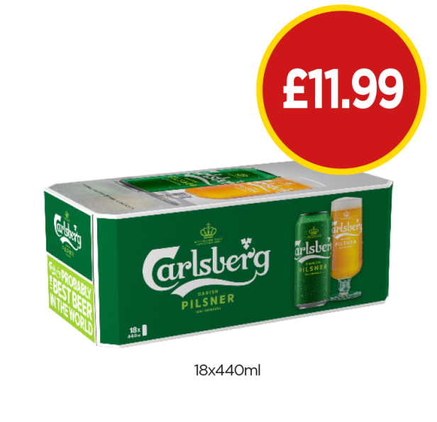 Carlsberg - Now Only £11.99 at Budgens