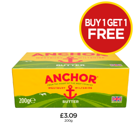 Anchor Butter - Buy 1 Get 1 FREE at Budgens