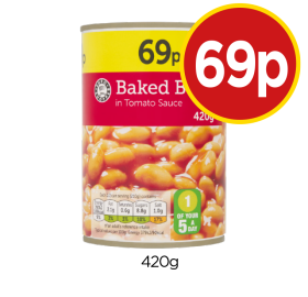Baked Beans - Now Only 69p at Budgens