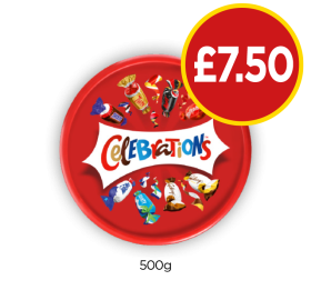 Celebrations - Now Only £7.50 at Budgens
