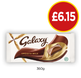 Galaxy Smooth Milk - Now Only £6.15 at Budgens