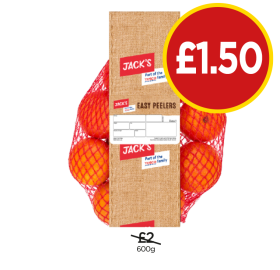 Jack's Easy Peelers - Now Only £1.50 at Budgens