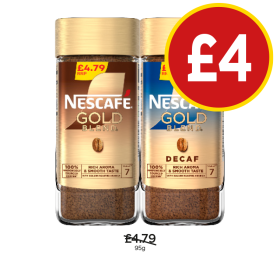 Nescafe Gold, Decaf - Now Only £4 at Budgens