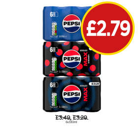Pepsi, Max, Cherry - Now Only £2.79 at Budgens